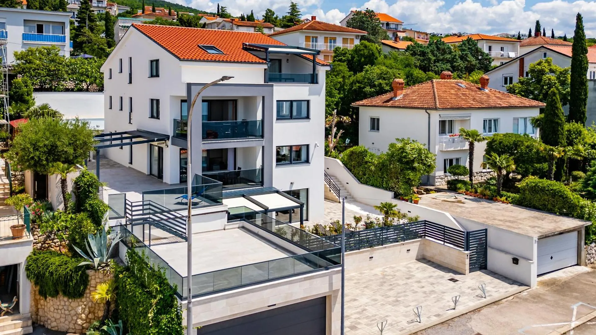 Pool Apartments With Sea View - Happy Rentals Crikvenica Croatia