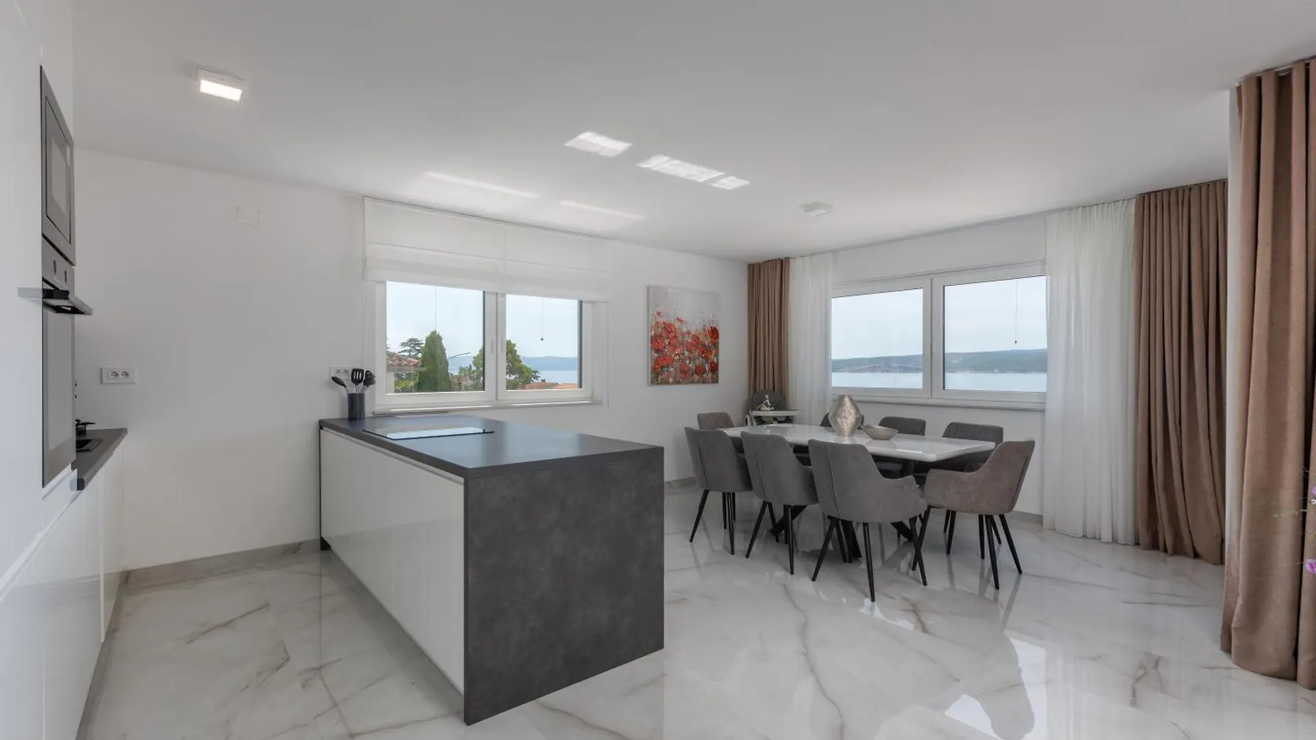 Pool Apartments With Sea View - Happy Rentals Crikvenica