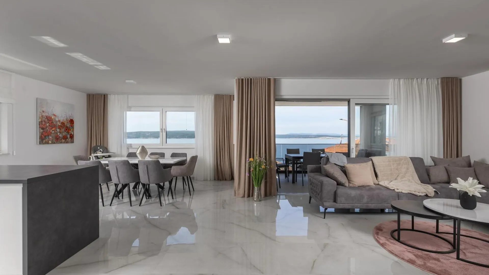 Pool Apartments With Sea View - Happy Rentals Crikvenica 0*,  Croatia